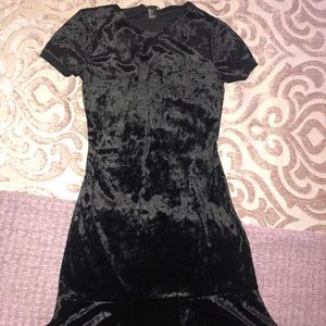 Velvet black dress. Size S
